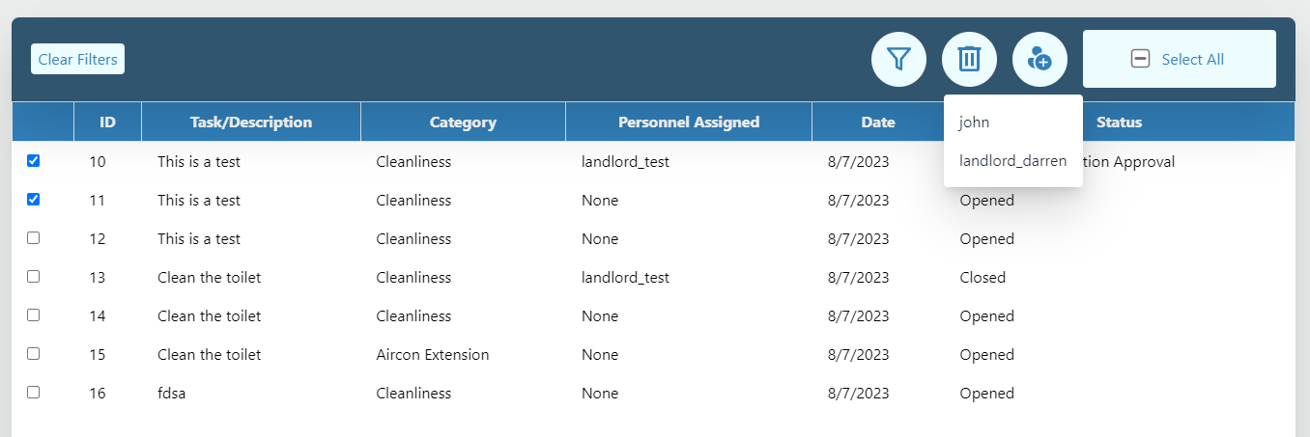 Landlord Dashboard