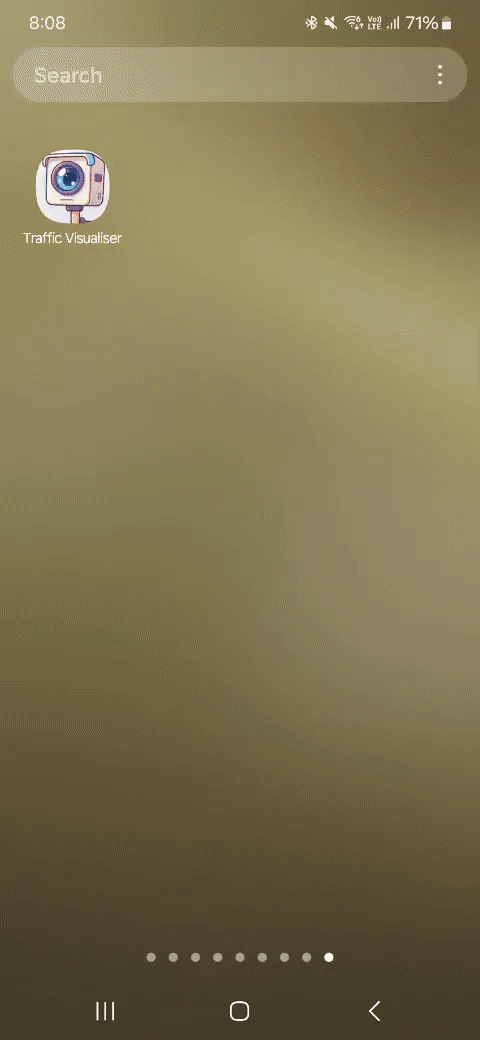 App in action
